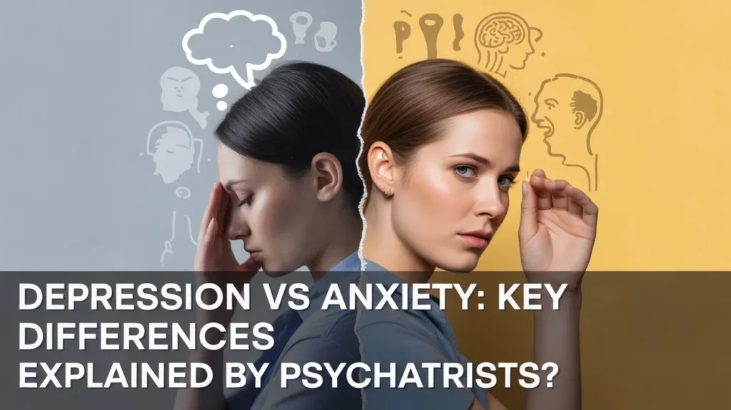 Depression vs Anxiety Key Differences Explained by Psychiatrists